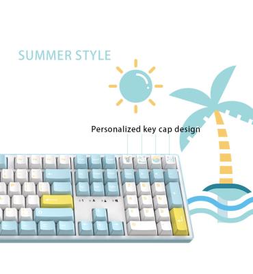 China Durable custom mechanical keyboard pbt Holytom sea salt dye sublimation reverse keycaps for sale