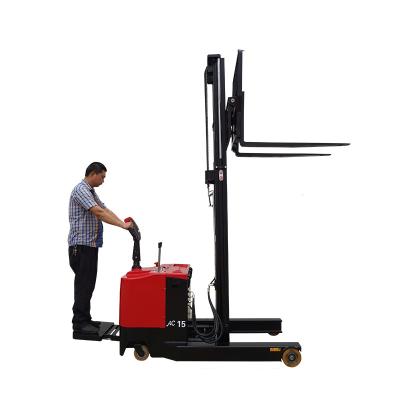 China Factory price of 1 ton mini battery operated electric stacker forklift for sale