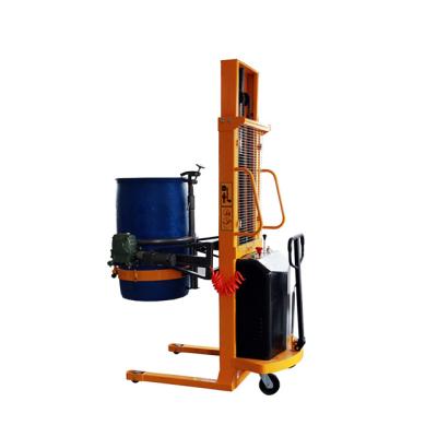 China Factory 200L semi-automatic hydraulic electric plastic drum stacker for sale