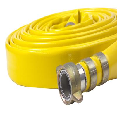 China Industry Agriculture EASTOPS 4 Inch PVC Flat Lay Pipe Irrigation Water Pump Soft Hose for sale