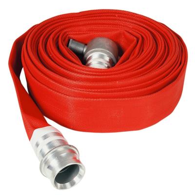 China Industry Agriculture 10bar 13bar 16bar Polyester PVC Or Simple Hose Jacket Fire Hose Rubber Coating Manufacturer for sale