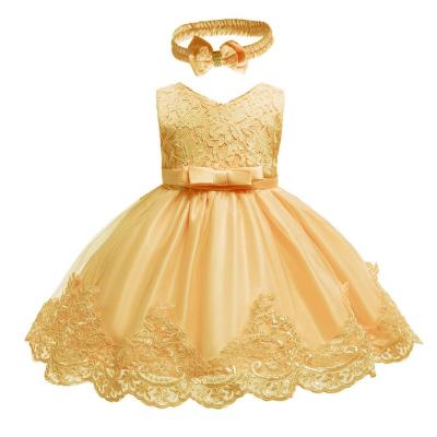 China Princess Breathable Baby Girl Soft Design Dress Infant Wedding Dress for sale