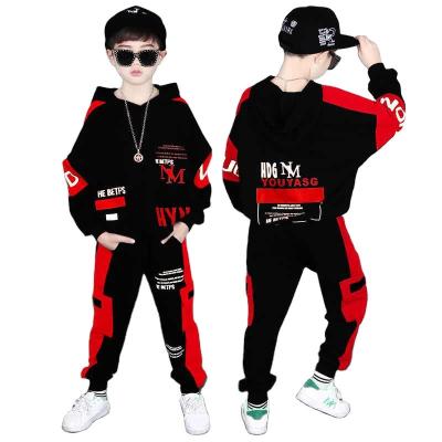 China Top Sale Baby Boys Casual Toddler Long Sleeve Outdoor Letter Printed Toddler Boys Clothes Set for sale