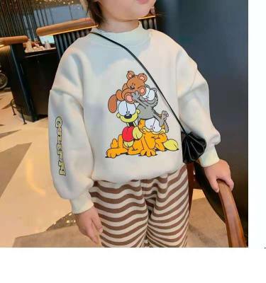 China Hot-selling breathable spring and autumn cartoon pattern infant clothing costumes for girls and kids sweater clothing for sale