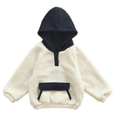 China New Girls and Boys Custom Logo Children's Wool Hooded Baby Breathable Warm Sweater for sale