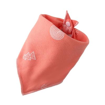 China Hot Deals Antibacterial Organic Saliva Towel Baby Bibs Cotton Baby Triangle Saliva for sale