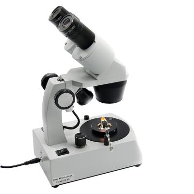 China Tipo recto Gem Microscope del brazo con la ampliación 20X-40X FGM-U2-19 en venta