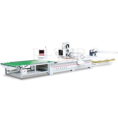 Chine KS-K8+9V Fully Auto 3D Wood Nesting ATC CNC Router Machine for door panel, cabinet à vendre