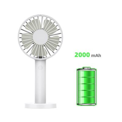 China In 2000 mAh Battery Guangdong Built Usb Fans Practical Fan Mini Fan With Batteri 2022 Rechargeable Portable for sale