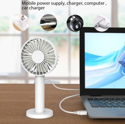 China In 2000 Built Chargeable Handheld Fan Mini Fans Custom Logo USB Mini USB Battery mAh Rechargeable Portable Fan China for sale