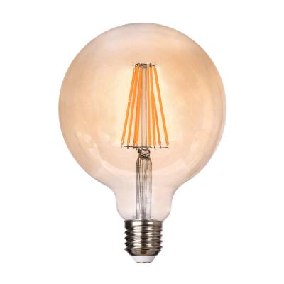 China Vintage Residential Edison Style G125 2W 4W 6W 8W Long E27 Filament Led Light Bulb for sale