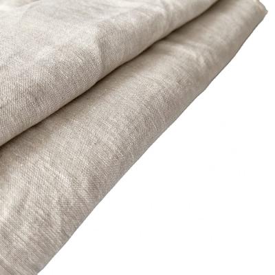 China Wholesale Washed Organic Plant 100% Linen Fabric For Home Textile for sale