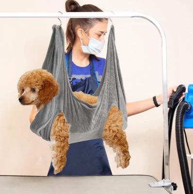 China Wholesale Breathable Dog Cat Soft Grooming Hammock Pet Nail Trimming Hammock for sale