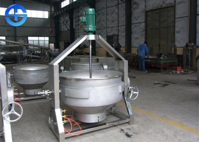 China Energy Saving Electric Jacketed Kettle 300 Liter Steam Industrial Cooking Kettles for sale