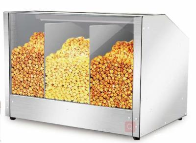 China Warm LED Lamp Commercial Popcorn Warmer Machine For Cinema / Coffee Shop for sale