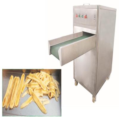 China 380v 50hz Electric Plantain Chips Slicer Large Output 500kg/H Capacity 1040 * 750 * 980mm for sale