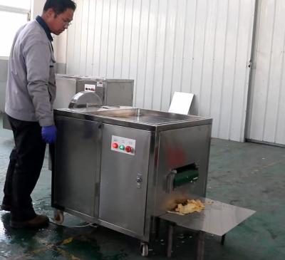 China High Capacity Banana Chips Production Line Green Banana Slicing Machine 0.74kw Power for sale