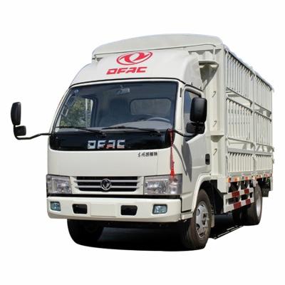 China Diesel Single Row Cabin Euro 2 Left A/C Manual 6 Wheels 7.00r16 Light Cargo Van Box Steering Truck 5970x1980x2200 mm for sale