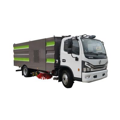 China Factory made in China Dongfeng duolica 10cbm 87hp diesel self-contained jet dust sweeper water garbage trucks for sale