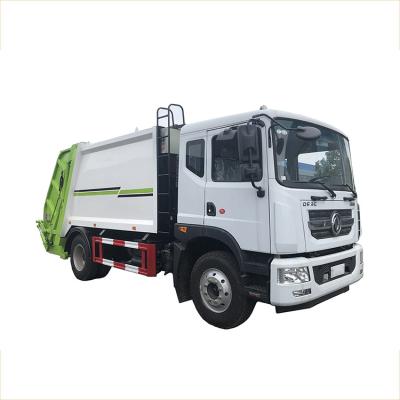 China Factory Highway Street Use 8m 14cbm Diesel Waste Bins Medium Waste Collection Garbage Truck For Sale for sale