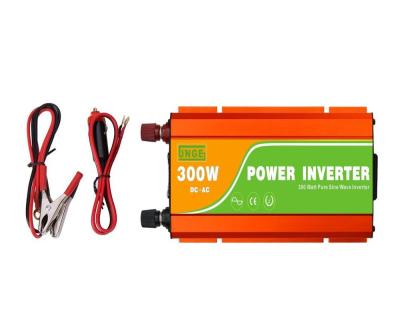 China micro inverter 300w dc 12v convert to ac 120v 60hz for car with clip 200*127*54mm for sale