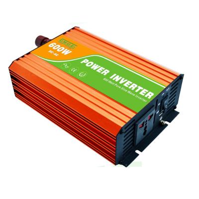 China 600W Pure Sine Wave Inverter 12V DC 120 to 220 V AC Output 235*146*66mm for sale