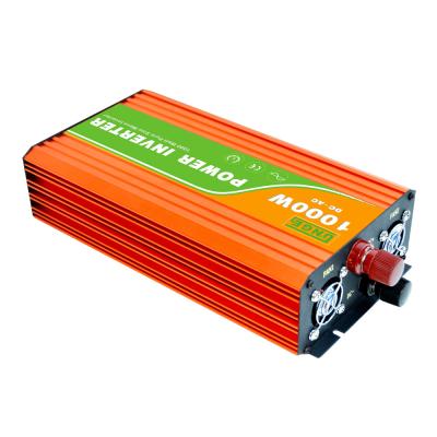 China JNGE 1000w 24v 230vac full power dc to ac off grid solar inverter with led display C305*146*66mm for sale