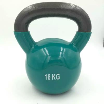 China Universal Eco Friendly Wholesale Vinyl Coated Cast Iron Competition Kettlebell for sale