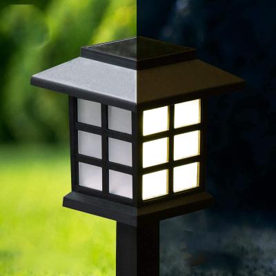 China Mordern Plastic Outdoor Lawn Garden Solar Led Light Lantern for sale