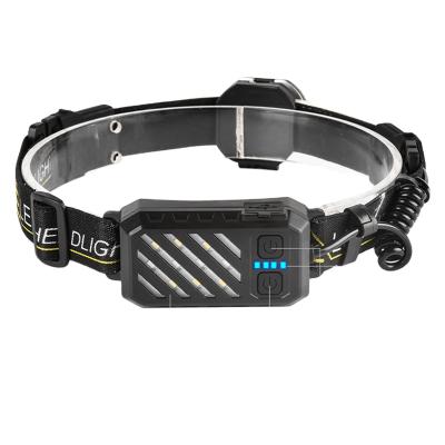 China Bestselling Headlamp Camping USB Charging Belt with Red Light for Alerting Outdoor Floodhead Lamp for Camping for sale