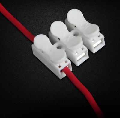 China 3 Pole Quick Wire Connector Terminal Block Spring Connector LED Strip Lighting for sale