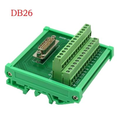 China DB26 Male Header Breakout Board Terminal Block Connector Electronics-Salon Breakout Board for sale