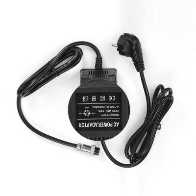 China Plastic + Metal AC Adapter Console Mixer Power Supply 17V 420mA 3-Pin Mix Connector 220V Input EU Plug for sale