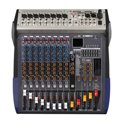 China 99DSP 8 Channel Audio Mixer 8mono8 8 Channel Sound Audio Mixer for sale