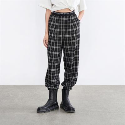 China High Quality QUICK DRY Promotional Custom Joggers Pants Women Sweatpants Pants Women Plaid Sweatpants for sale