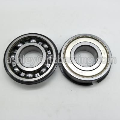 China NSK Bearing 6307ZNR Single Row Deep Groove Radial Ball Bearing with Snap Ring, Normal Clearance, Steel Cage, 35 mm Bore for sale