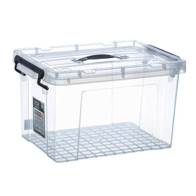 China 60L Portable Viable Multifunctional Clear Space Storage Box With Large Capacity Home Storage Bin for sale