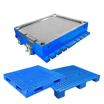 China Large 1440 x 1150 x 160mm Heavy Duty HDPE Steel 6T Recycled Hygiene Plastic Spill Export Pallets Mold For Plastic Pallet for sale