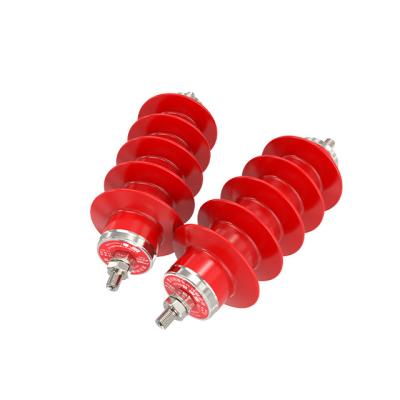 Китай New 12.7kv Gapless Polymer Zinc Oxide Lightning Resistor Power Distribution Surge Arrester продается