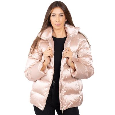 China Shiny winter female windproof down coat women thick down jacket coat women's waterproof outerwear loose for sale