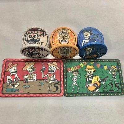 China NEW CERAMIC CASINO PROFESSIONALS CUSTOM 10G CERAMIC POKER CHIPS for sale