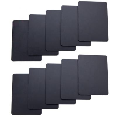 China Poker / Casino Supplies / Card Cut / Pack of 10 / Set of 10 Black Plastic Deck Size Cut Cards 68817 for sale