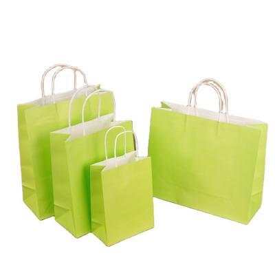 China Factory wholesale printing recyclable paper bags factory kraft paper take away flower cardboard paper bags with logo for sale