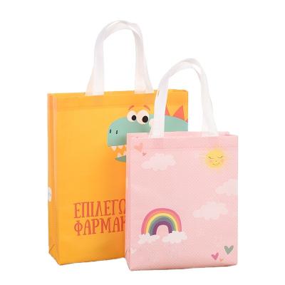 China Recyclable wholesale custom promotional laminated reusable supermarket grocery tnt packaging pp nonwoven reusable shopping bag for sale