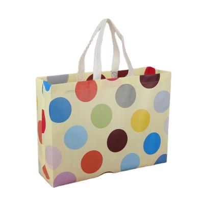 China Factory Wholesale Recyclable Promotional Non Woven Cheap Foldable Recycle RPET Women Tote Bags Non Woven Shopping Bag for sale