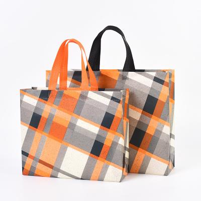 China Recyclable Luxury Fashion Good Quality Promotion Laminated Reusable Non Woven Bag Tote Bag Tote Reusable Shopping Bag for sale