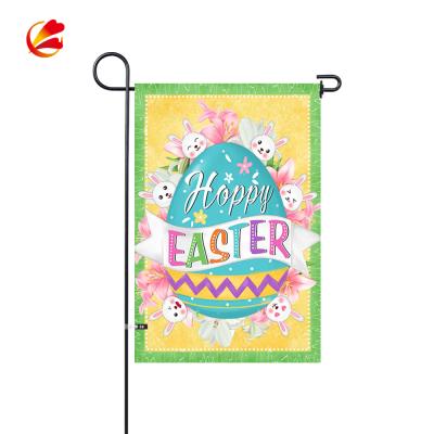 China Custom Hotel and Resort Yard Easter Garden Flag Decoration OEM Style House Yard Garden Hanging Flag New for sale