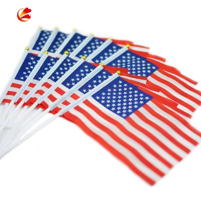 China Small Hand Hanging Flag National Flag Mini Waving Waving Custom Printed Hand Held Flag For Sale for sale