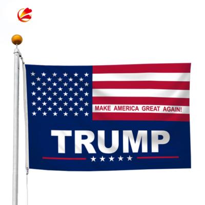 China Custom Polyester Trump Flag Promotional National Rebel FLYING Red Flags for sale