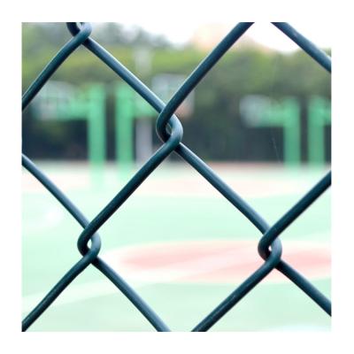 China Factory Wholesale Easily Assembled Galvanized Chain Link Fence Cyclone Diamond Wire Mesh for sale